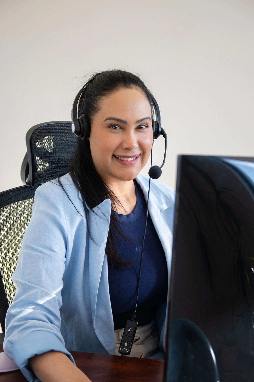 Local insurance support in Fall River MA Customer managing insurance services with local support in Fall River M